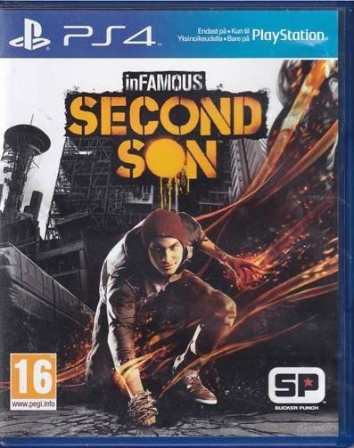 Infamous Second Son - PS4 (A Grade) (Genbrug)